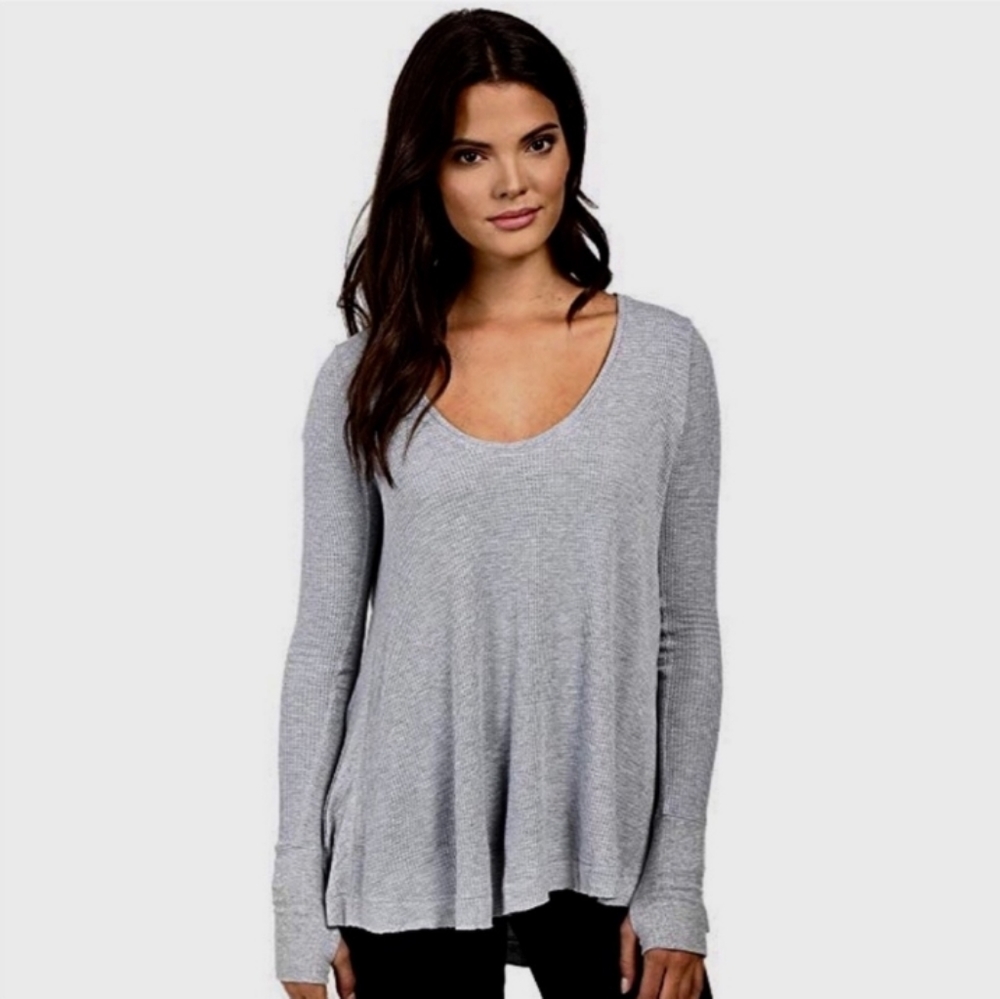 Free People We the Free Malibu Waffle Thermal Size Small